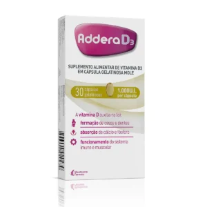 Vitamina D 1.000UI Addera D3 30 cápsulas