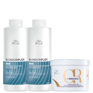 Kit Wella Professionals BlondorPlex Oil Reflections Super (3 Produtos)